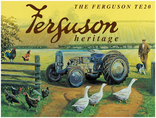 Ferguson Heritage Tractor Metal Sign