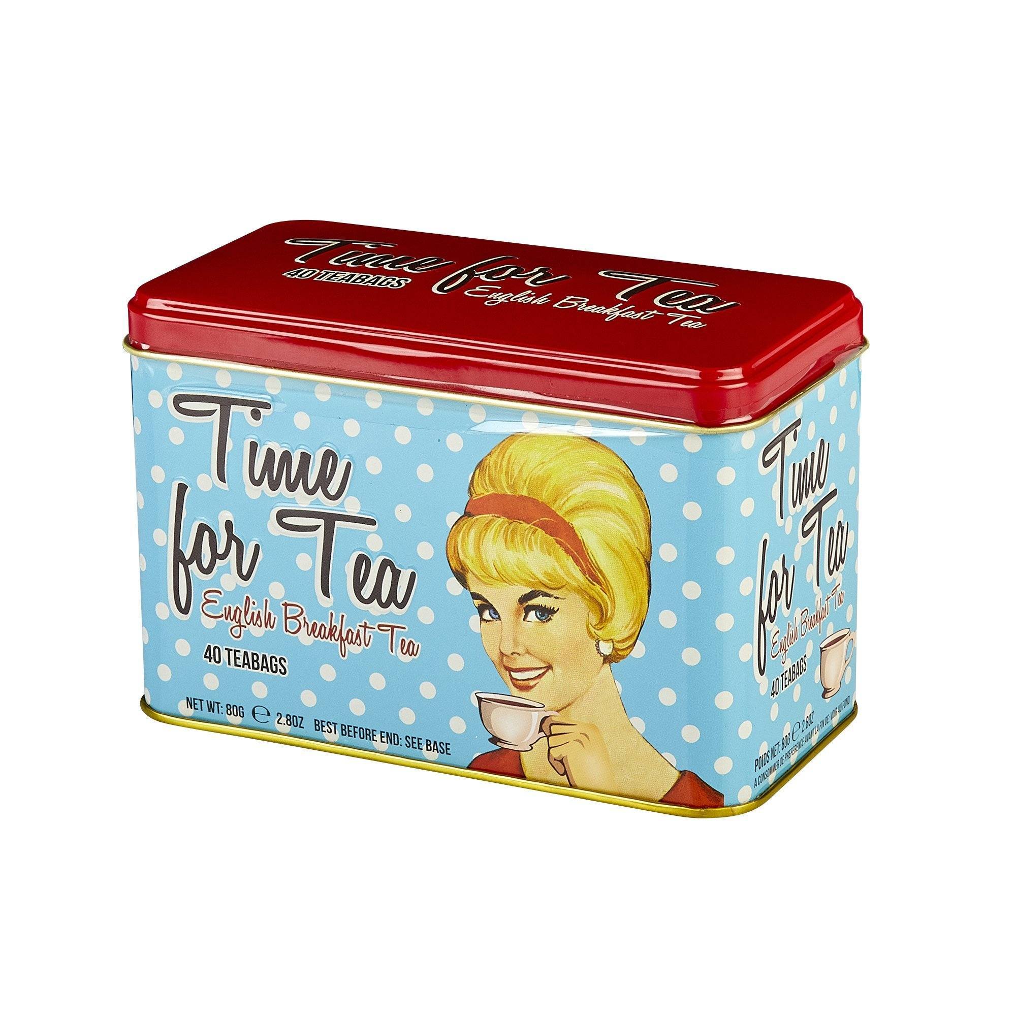 Time For Tea English Breakfast Tea Tin 40 Teabags